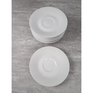 Set Of 9 Noritake Saucers, Snowville‎